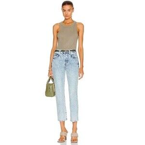 FRAME DENIM Le Original High Rise Slim Straight Leg Jeans In Richlake Size 25